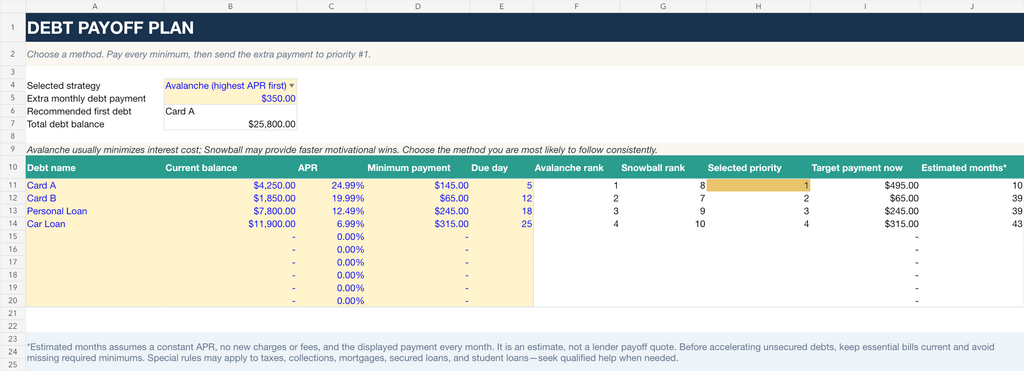 The Financial Control System Deluxe — Budget, Save and Pay Off Debt With a Clear Monthly Plan