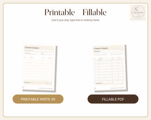 Cash Envelope & Sinking Funds A6 Binder Kit - Printable + Fillable