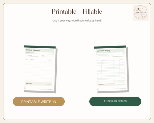 Cash Envelope & Sinking Funds A6 Binder Kit - Printable + Fillable
