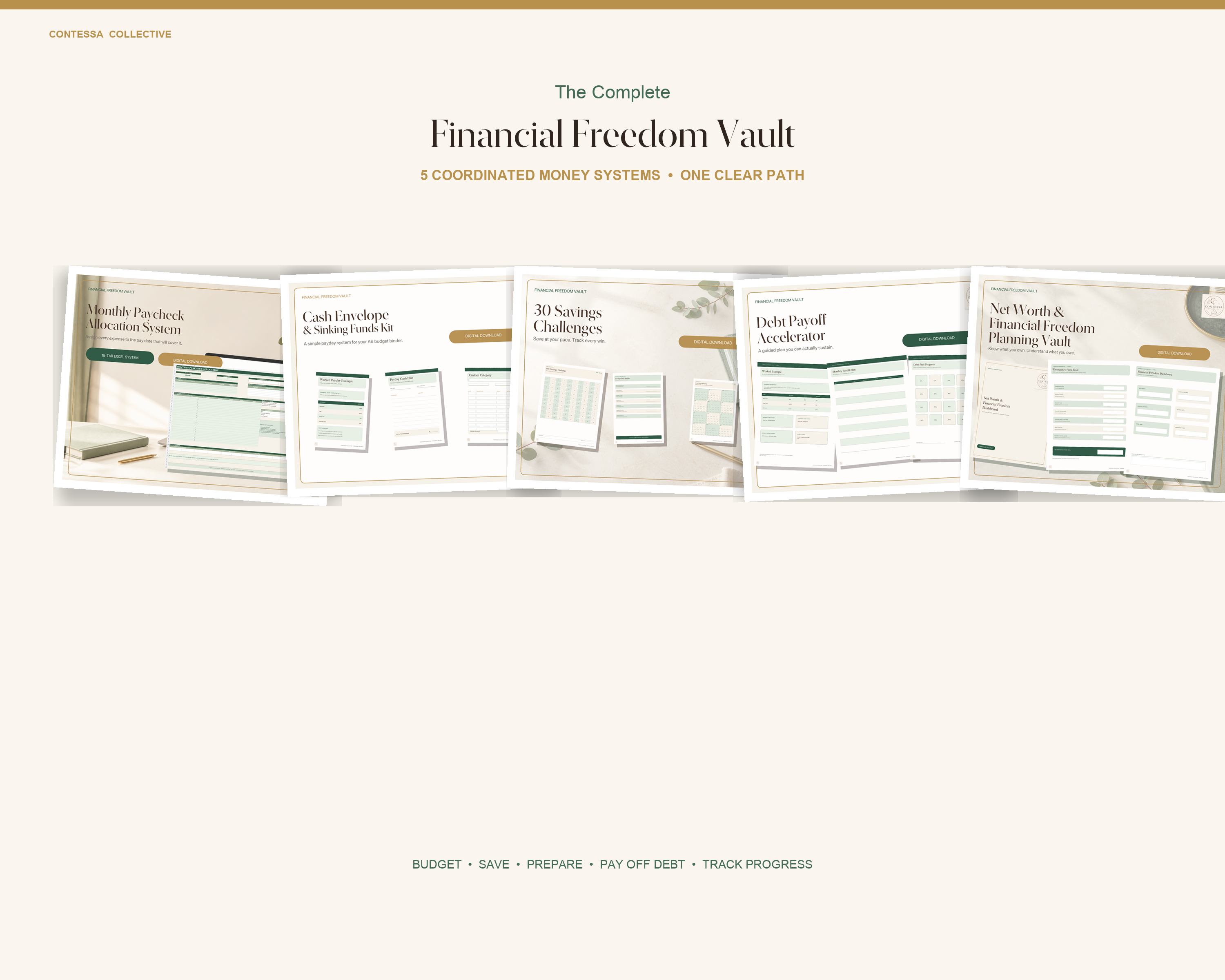 The Complete Financial Freedom Vault - 5 Coordinated Money Systems