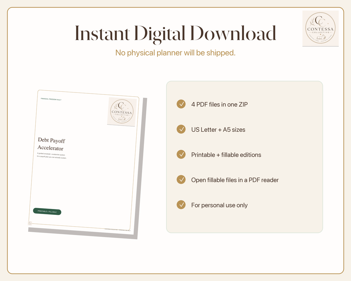 Debt Payoff Accelerator - Guided Snowball & Avalanche Planner