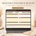Monthly Financial Freedom Paycheck Budget