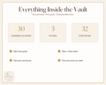 Financial Freedom Savings Challenge Vault - 30 Printable Challenges